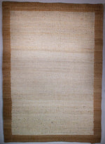 Load image into Gallery viewer, Reversible Ivory Color with Natural Jute Border, 2X6, 4X6, 5X7, 6X9

