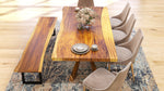 Load image into Gallery viewer, Cardoza Live Edge Dining Table - Spider Leg
