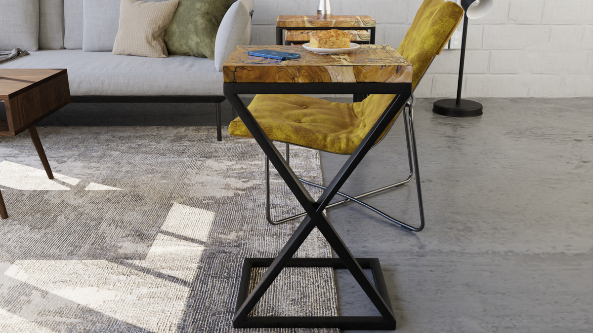 Heavner Lichtenburg Square Side Table