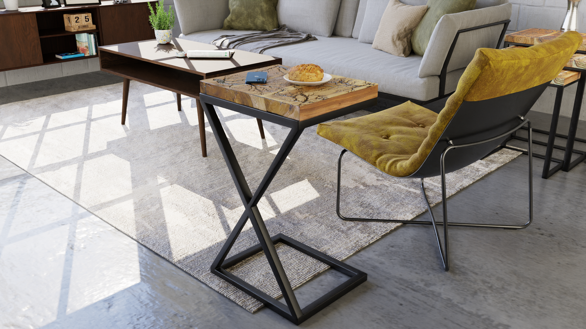 Heavner Lichtenburg Square Side Table