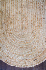 Load image into Gallery viewer, Braided Jute OVAL RUG
