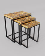Load image into Gallery viewer, Solid Wood Nesting Set, Lightning Design Side Tables, Modern End Tables
