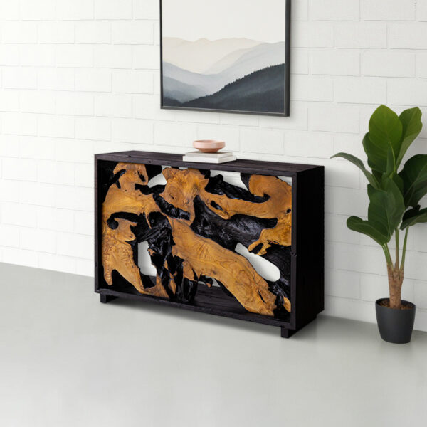 Teak Root Console