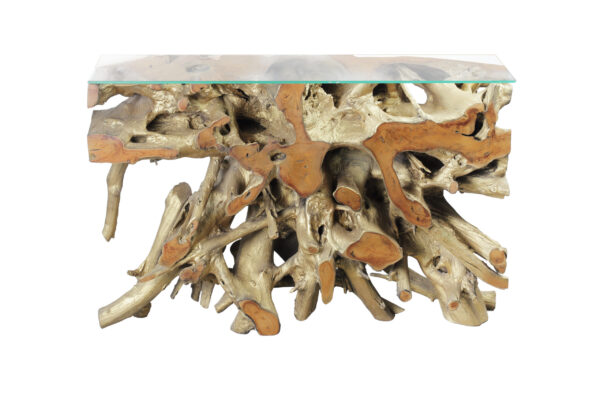 Teak Root Console