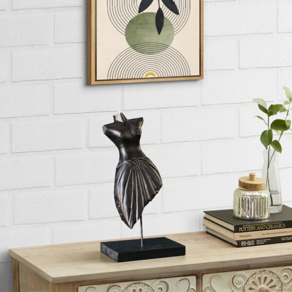 Wooden Lady Sculpture