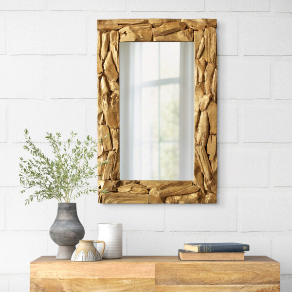 Solid Wood Wall Mirror