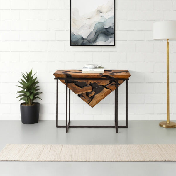 Teak Wood Console