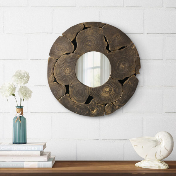 Teak Root Frame Mirror