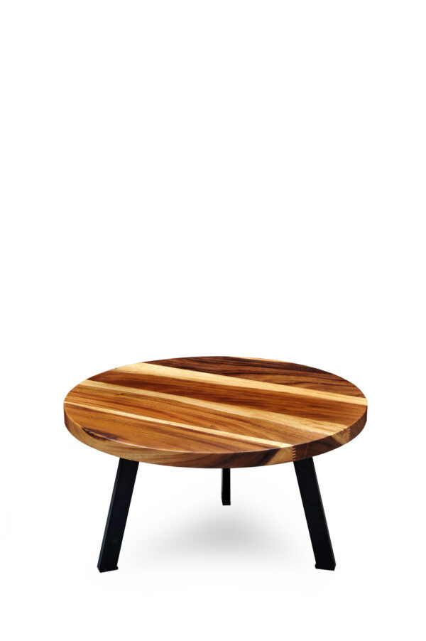 Walnut Round Coffee Table