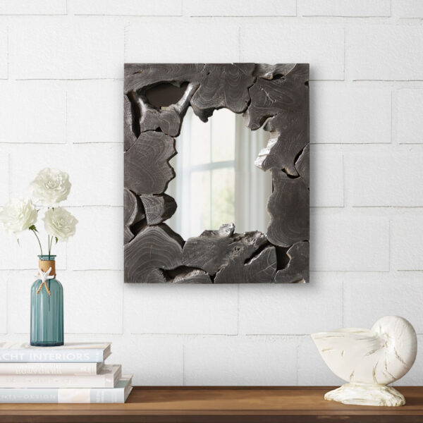 Teak Root frame Mirror