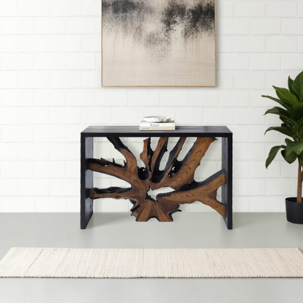 Teak Root Console