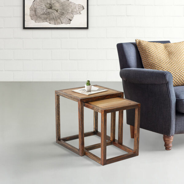 Teak Nesting Table