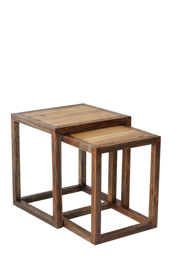 Teak Nesting Table