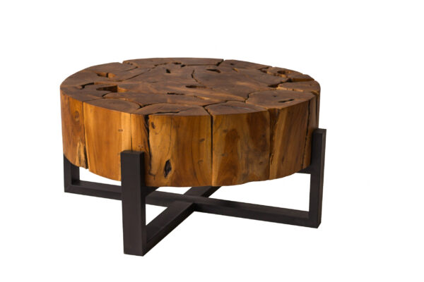 Teak Root Block Coffee Table