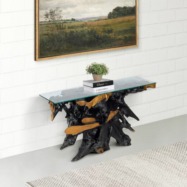 Teak Root Console