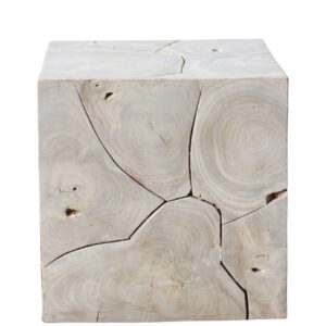 Teak Box Side Table