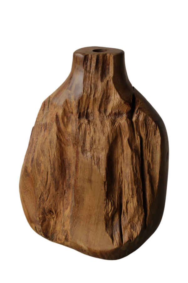 Solid Wood Vase