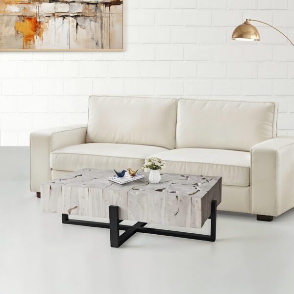 Teak Root Block Coffee Table