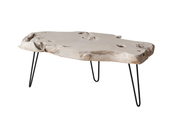 Live Edge Teak Coffee Table