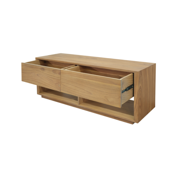 Solid Wood TV Unit (Soft Closing Drawers)