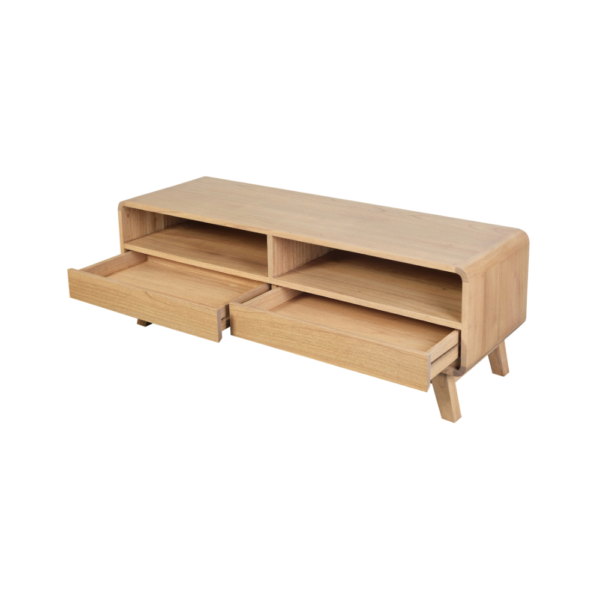 Solid Wood TV Unit (Soft Closing Drawers)