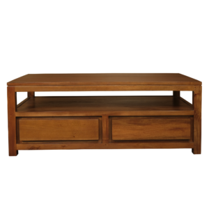 Solid Wood Coffee Table ( Soft Closing Drawers)