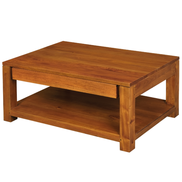 Solid Wood Coffee Table ( Soft Closing Drawers)