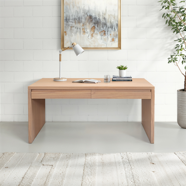 Solid Wood Work - Study Table (Soft Closing Drawers)