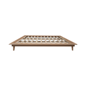 Solid Wood Bed Without Headboard